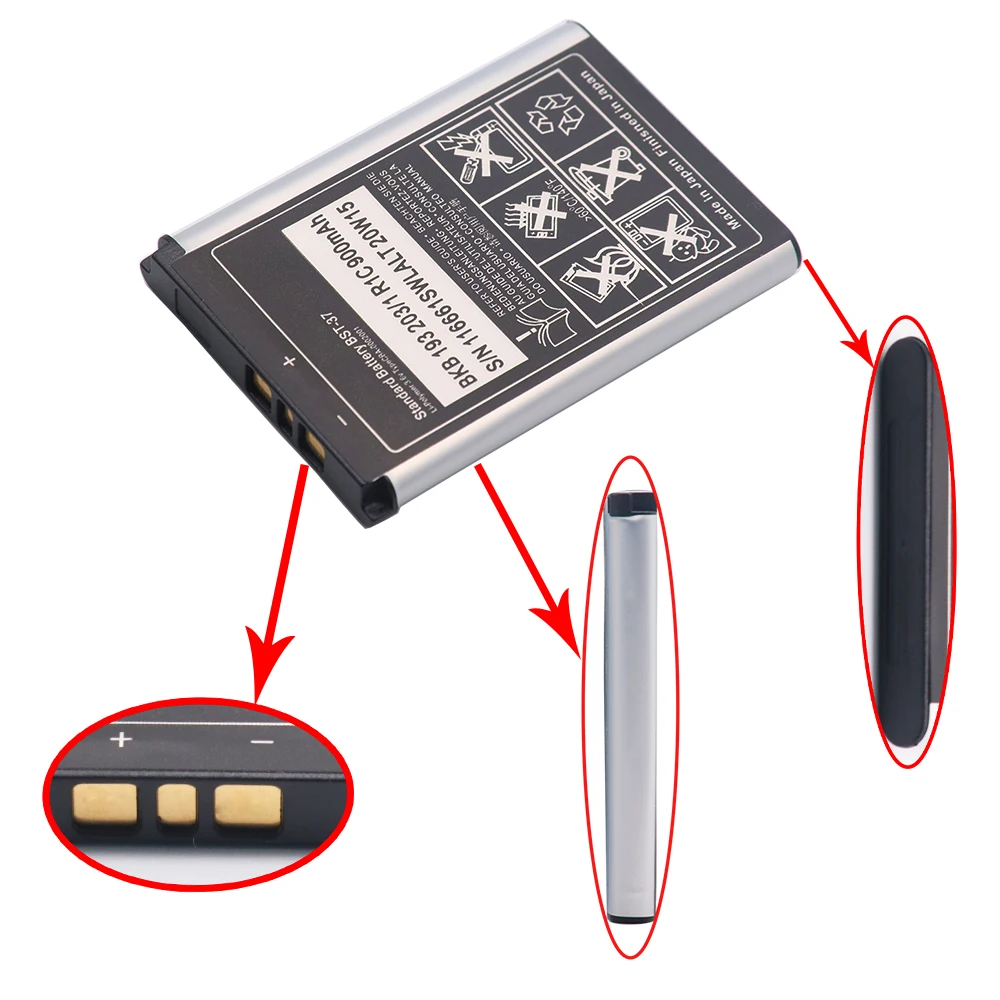 2 шт. высокое качество Sony Ericsson BST37 BST 37 37900mAh 3 6 v мобильный телефон аккумулятор