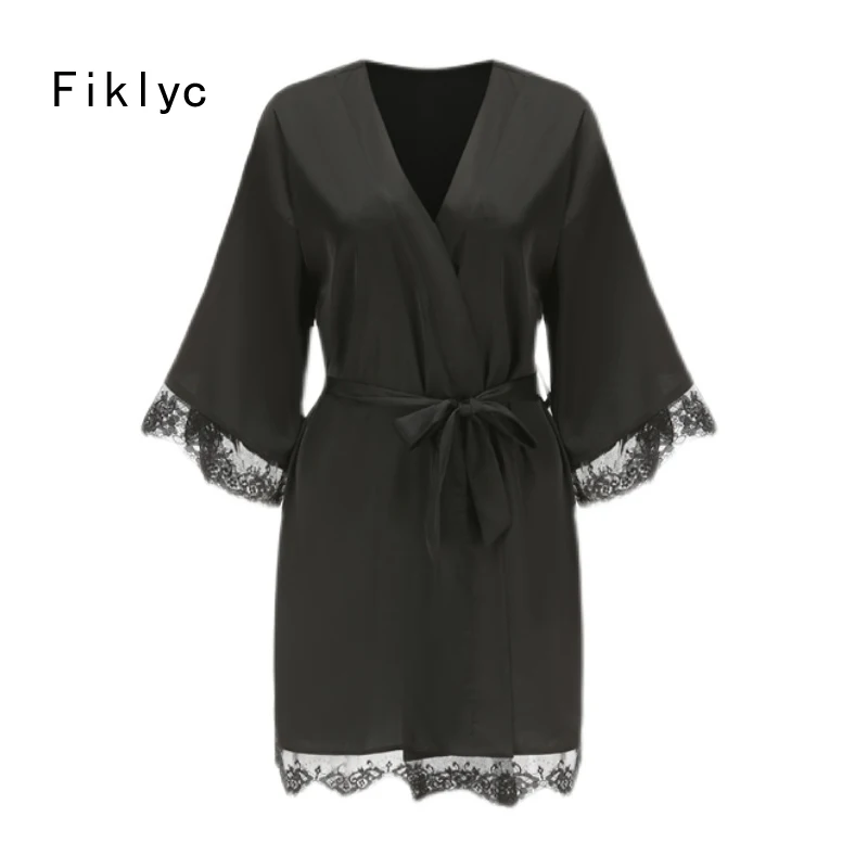 

Fiklyc женская свадебная обувь невесты Халаты кимоно Женский Прямая поставка, одежда для сна, сексуальный купальный халат для девочек, домашня...