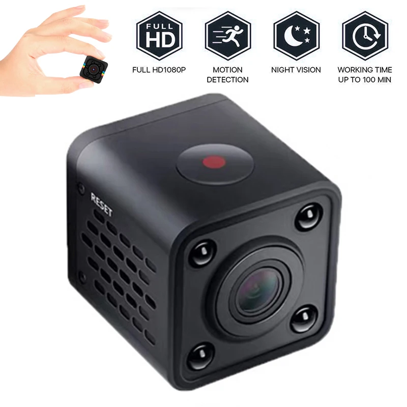 

SuCCC HDQ9 Mini Camera HD 1080P Sensor Night Vision Camcorder Motion DVR Micro Camera Sport DV Video Small Camera Cam HDQ9