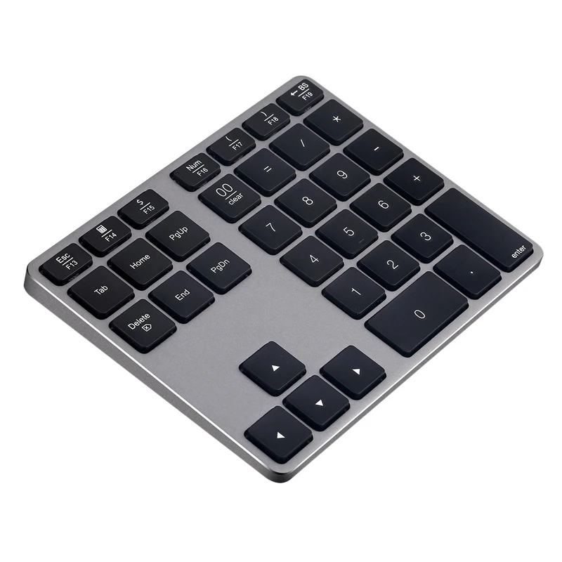 Aluminum Alloy 35 Keys Bluetooth Wireless Numeric Keypad Digital Keyboard for Windows IOS Mac OS Android Tablet Laptop | Компьютеры и