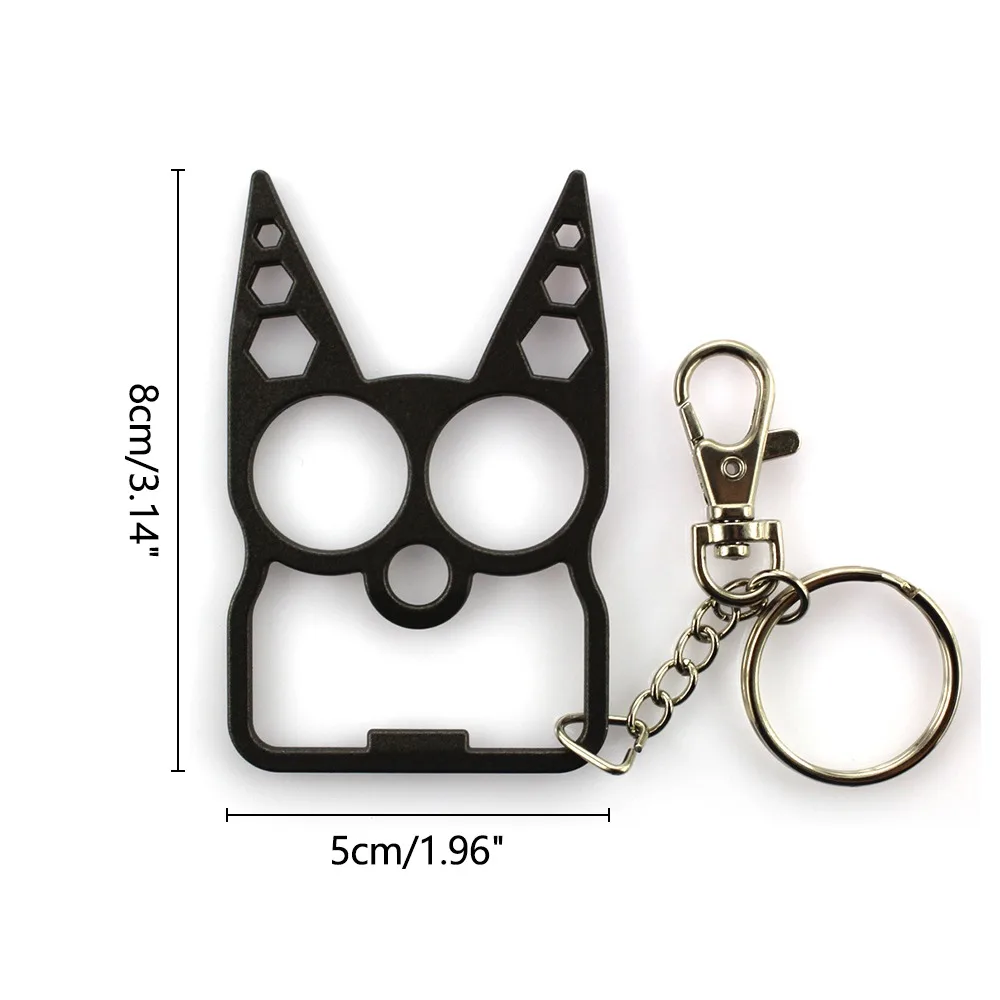 

Cartoon Cat Keychain Finger Tiger Opener Screwdriver Keyring Original Keychains For Wallet Women Handbag Car keys Mother's May