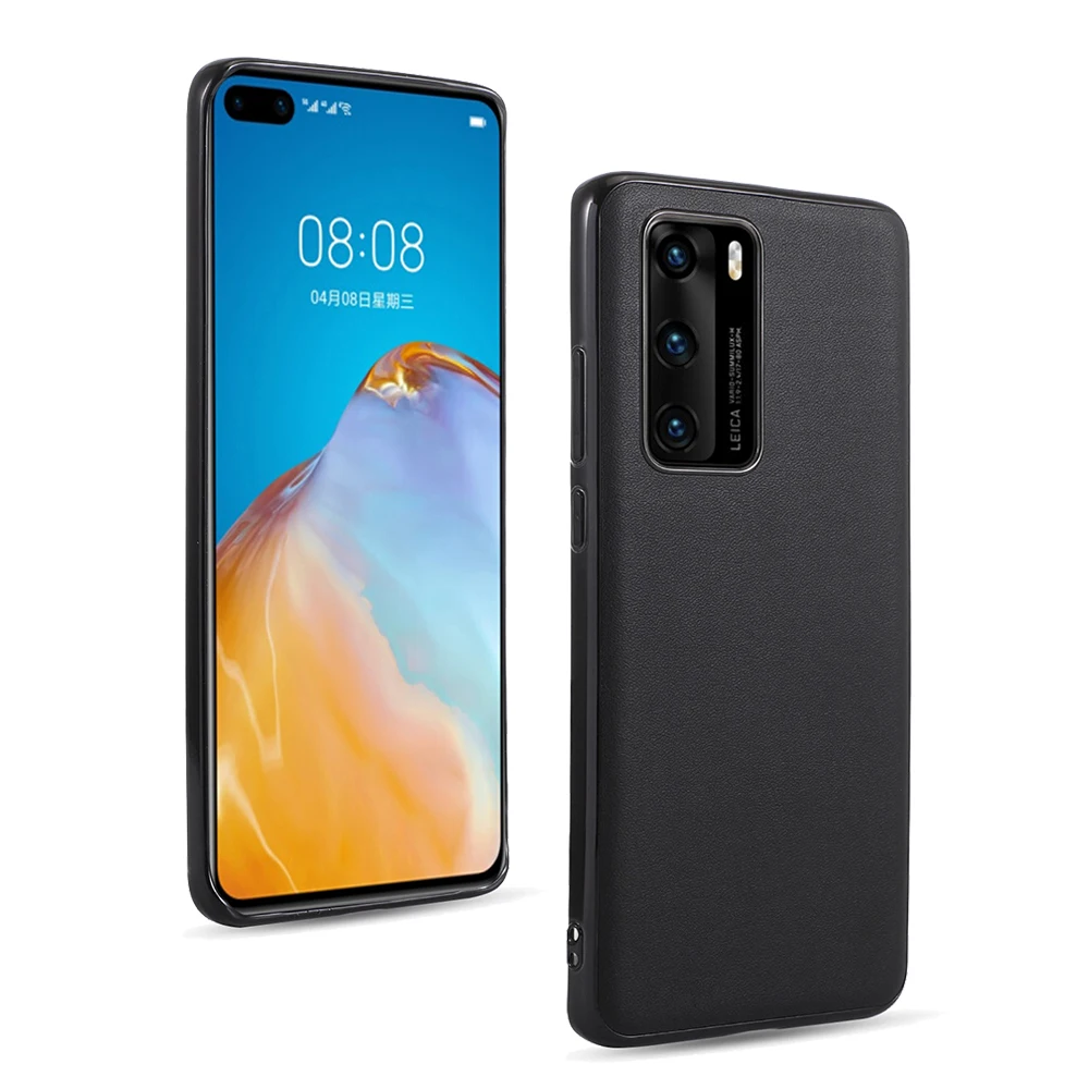 Оригинальный кожаный чехол для мобильного телефона Huawei P30 P40 PRO Mate 30 pro Luxury Marvel 360 полной защиты задней крышки.