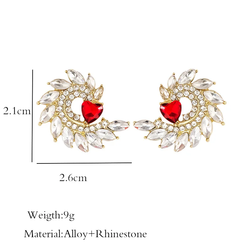 Серьги-гвоздики с кристаллами для женщин и девушек 2020 | Украшения аксессуары
