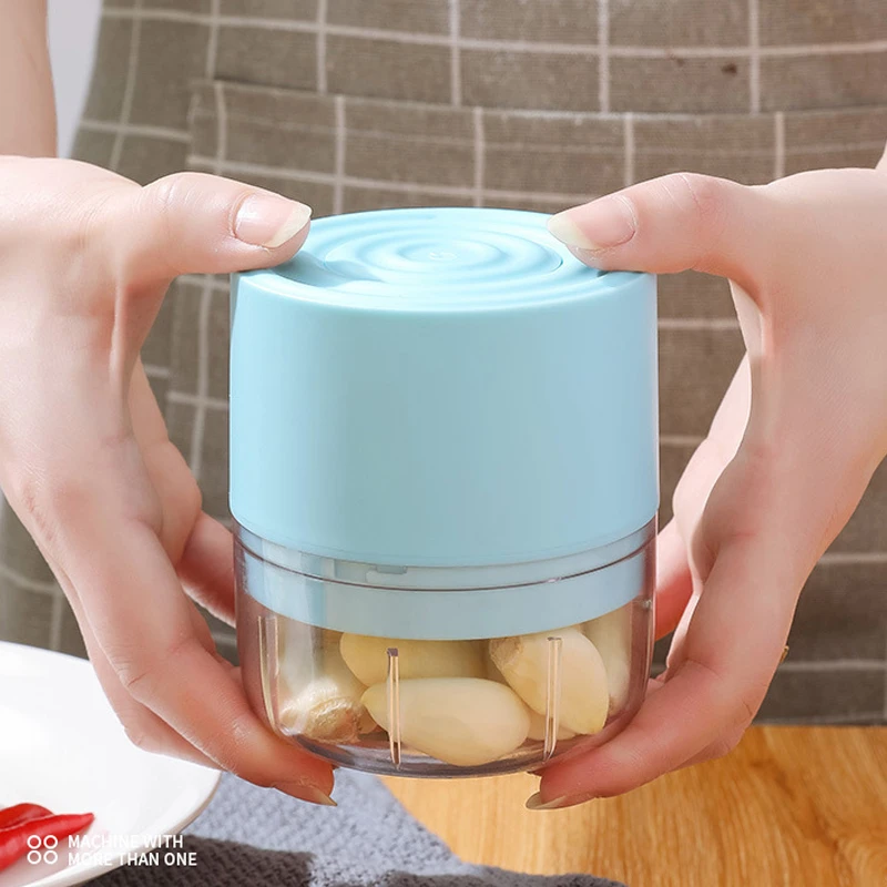 

Electric Vegetable Cutter Slicer Fruit Chopper Garlic Crusher Press Meat Grinder Multifunctional USB Rechargeable Potato Masher
