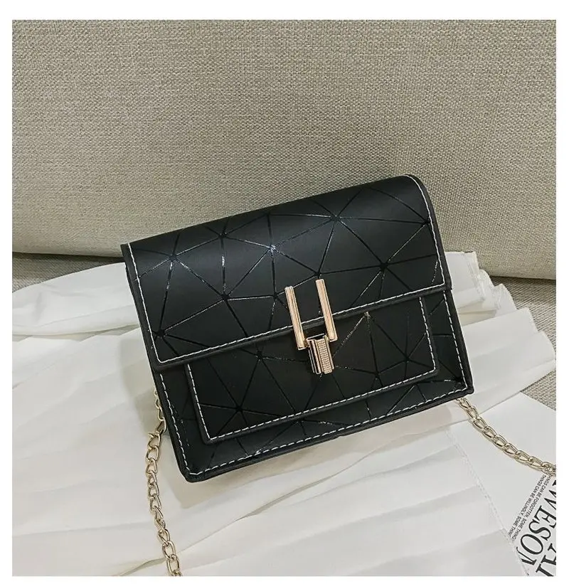 

Crossbody Bags for Women Summer 2020 New Ladies Shoulder Bag Chain Wild Crack Female Bag Printing Wild Small Square Bag