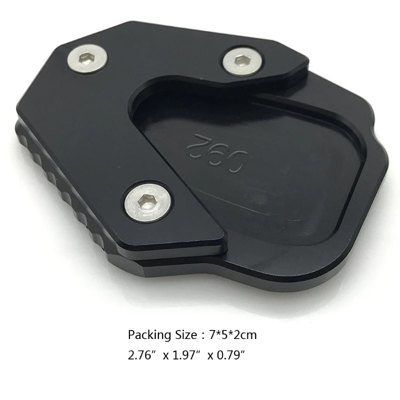 

Motorcycle Kickstand Sidestand Stand Extension Enlarger Pad Fit For CRF250L 2013 T3ED