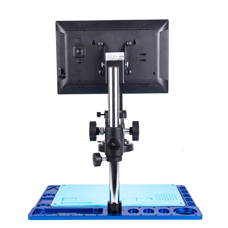 kailiwei lcd screen 14 0mp digital hdmi stereo monocular microscope for mobile phone repair industrial microscope free global shipping