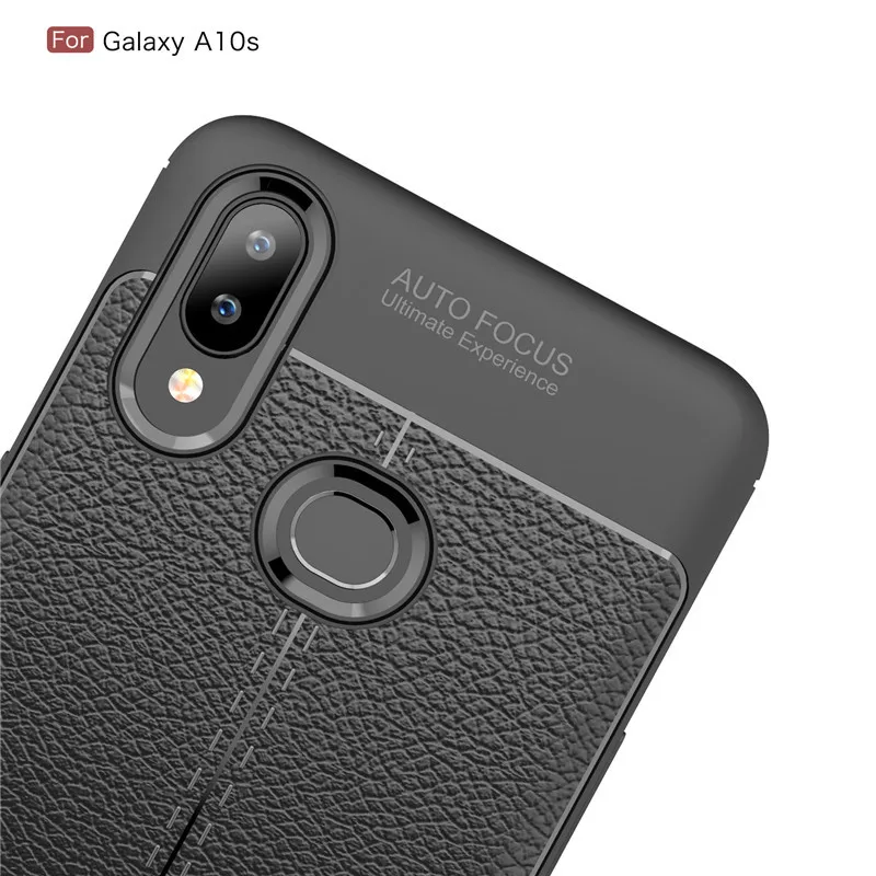 Мягкий бампер чехол для samsung Galaxy A10s силиконовый ударопрочный ТПУ полный телефона