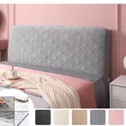 Короткая плюшевая накладка на кровать, европейская стеганая искусственная кожа, защита от загрязнений, утолщенная клетчатая кровать, искусственная кожа для украшения отеля, дома