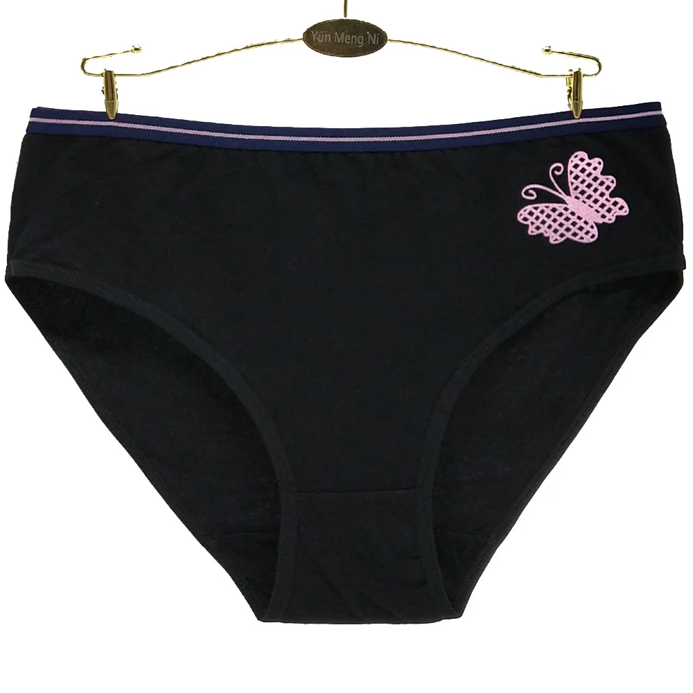 4 шт./лот, большие размеры 2XL/3XL/4XL, женские трусики, нижнее белье, нижнее белье из хлопка, дамские трусики для мам, нижнее белье большого размера 89255