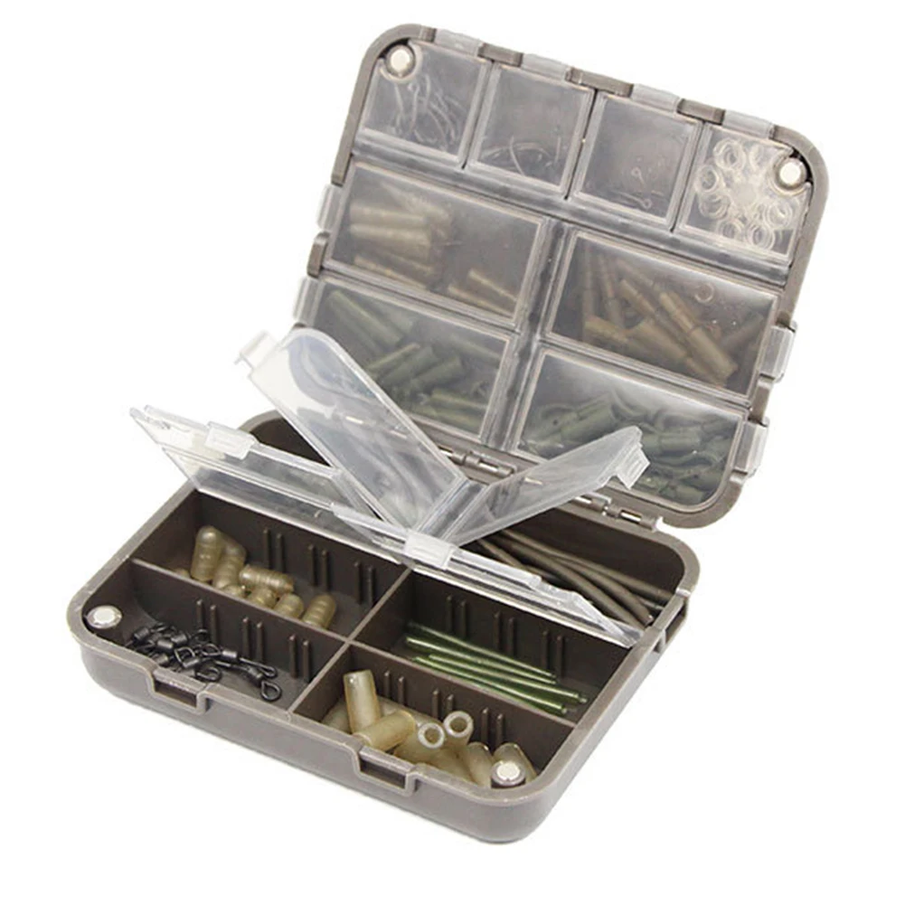 

Multi-compartment Fishing Storage Case Carp Fishing Tackle Box Fish Spoon Hook Bait Storage Box Fish Accessories Organizer