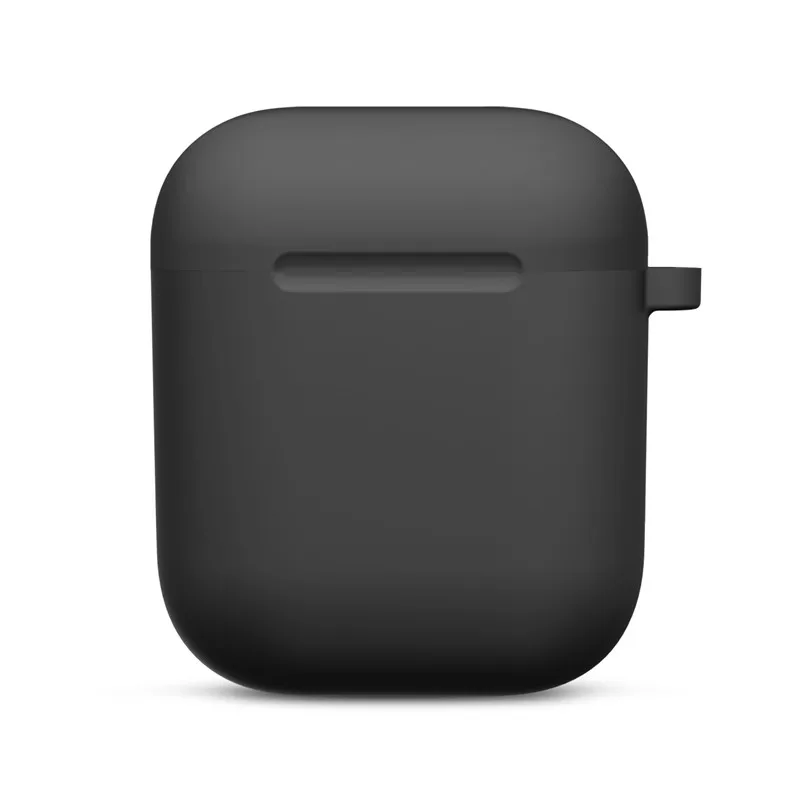 Мини Мягкий силиконовый чехол для Apple Airpods противоударный чехол для Apple гарнитура для Airpods чехол s ультра тонкий Air Pods защитный чехол - Цвет: Gray
