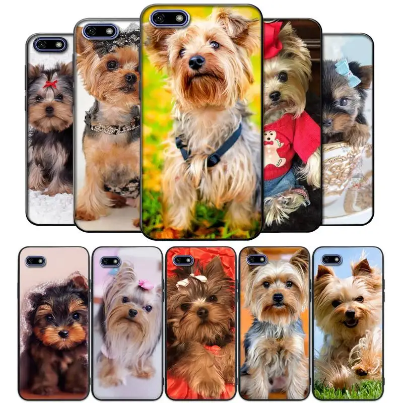 

Cute pet Yorkshire Terrier dog Phone Case For Iphone SE 2020 6 6s 7 8 plus X Xr XS 11 12 13 Mini Pro Max Fundas Cover