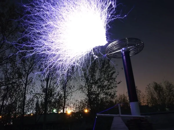 Beste 120Cm Muziek Tesla Coil/Drsstc/Grote Lightning Storm/Kunstmatige Bliksem