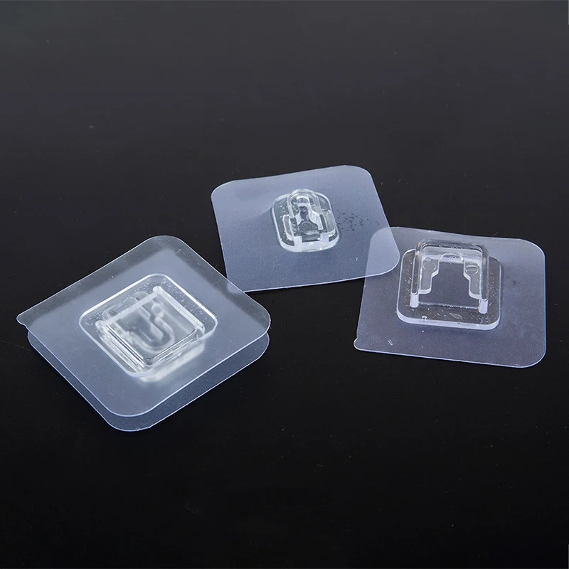 

Двойная настенная вешалка для дома, прозрачная настенная вешалка с присоской, настенная муфта, Прямая поставка