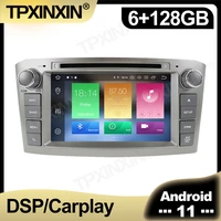 2 din 128gb android 11 autoradio for toyota avensis 2002 2003 2004 2008 car radio multimedia dvd player navigation stereo gps