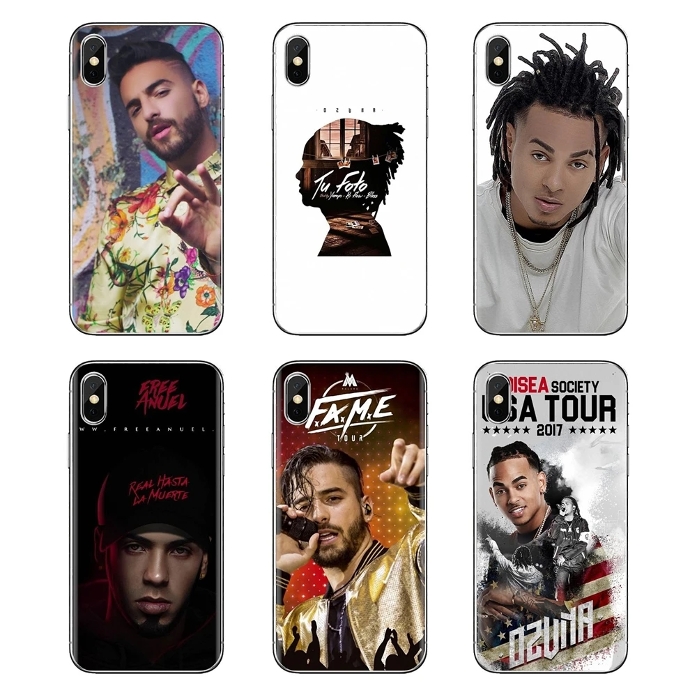 Мягкий прозрачный чехол для Xiaomi Redmi 4 3 3S Pro mi 4i 4C 5 5s Max Note 2 Bad Bunny Maluma Ozuna Rapper |