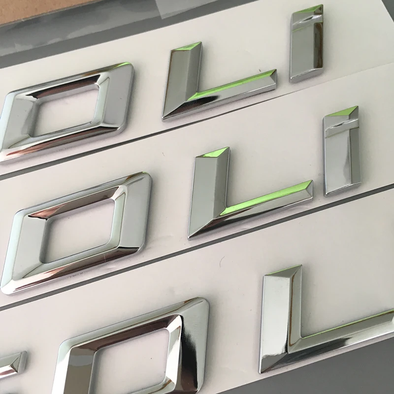 Хромированные буквы цифры эмблема 730Li 735Li 740Li M745Li M750Li M760Li M значок для BMW Новинка