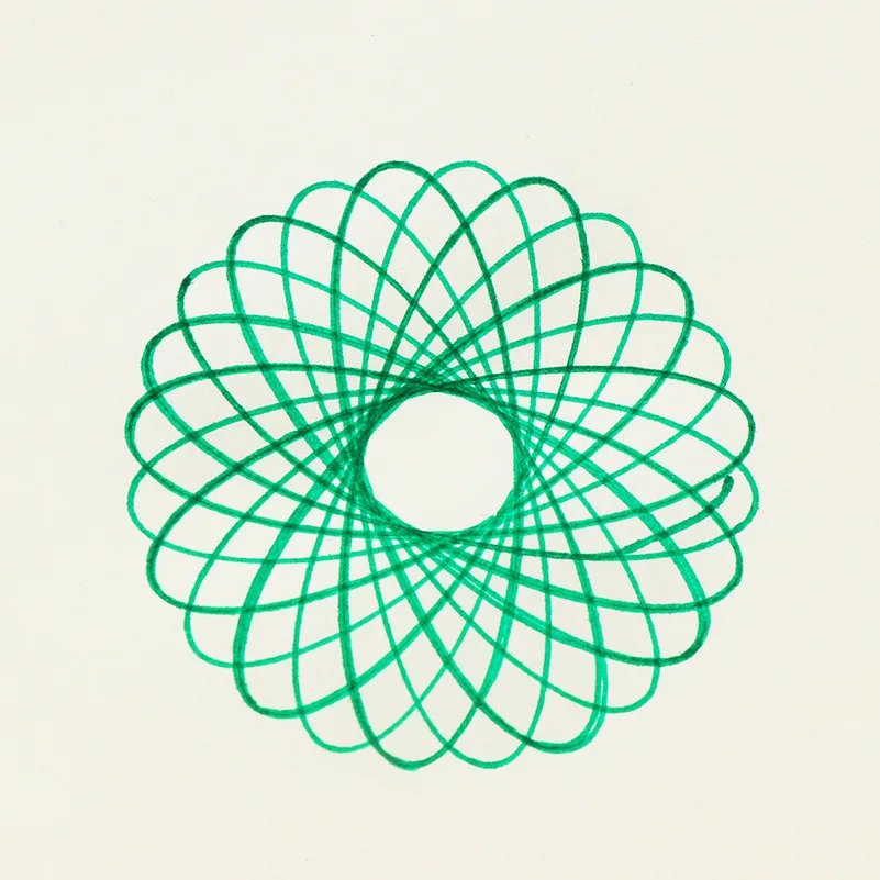 Многофункциональный рисунок шаблонная линейка Геометрическая спирографа