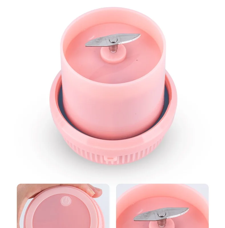 

250ml Mini Juicer Portable Electric Fruit Juicer USB Rechargeable Smoothie Maker Blender Machine Sports Bottle Juicing Cup