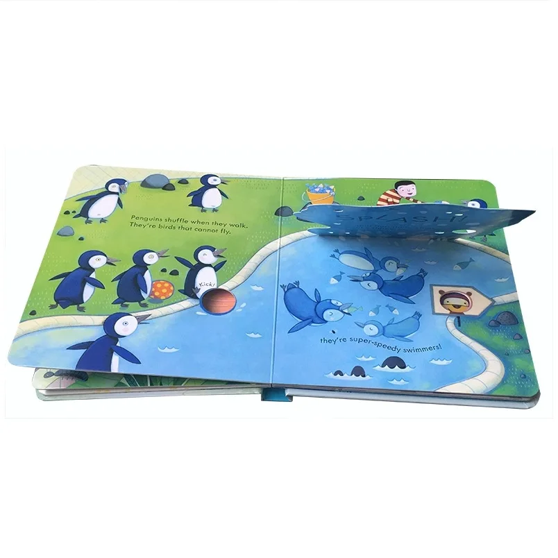 Peep Inside The Zoo Animal английский обучающий 3d-альбом с откидной крышкой детская книга