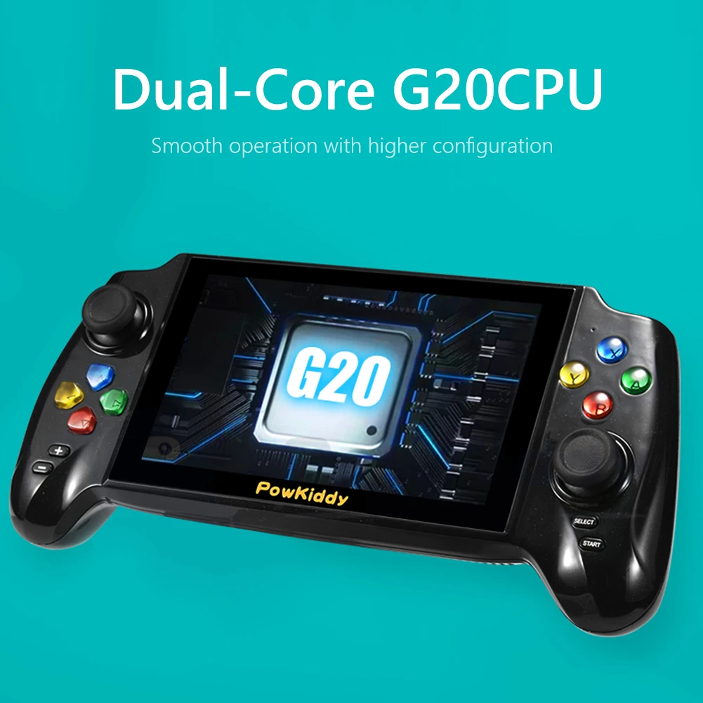 

Powkiddy X13 Portable Linux System 5 inch LCD Handheld Pocket Retro Game Console Classic Games Mini Retro Console