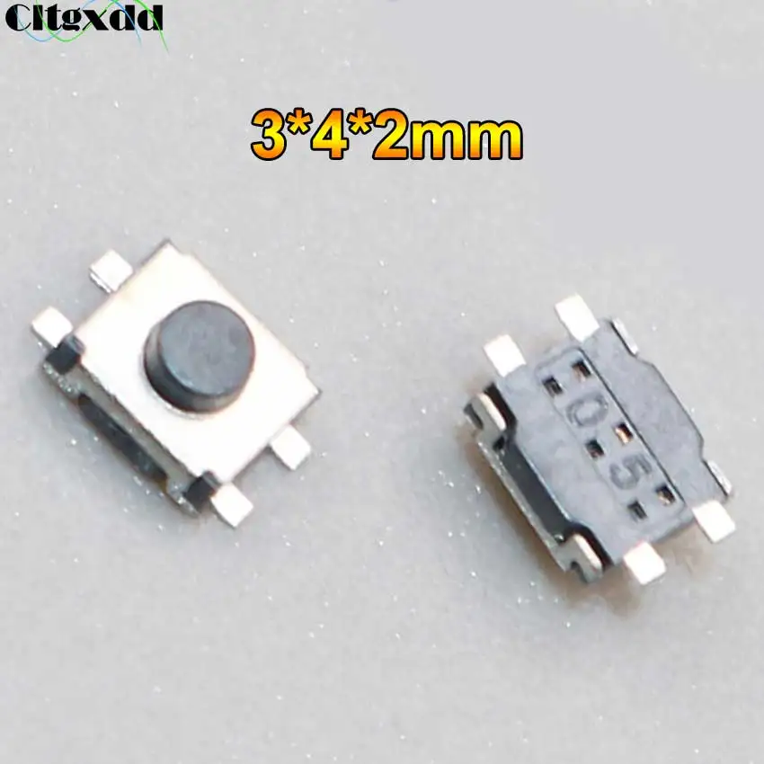 Cltgxdd 5 шт. 3x4x2 патч 4Pin SMD на пульте дистанционного управления кнопочный сенсорный