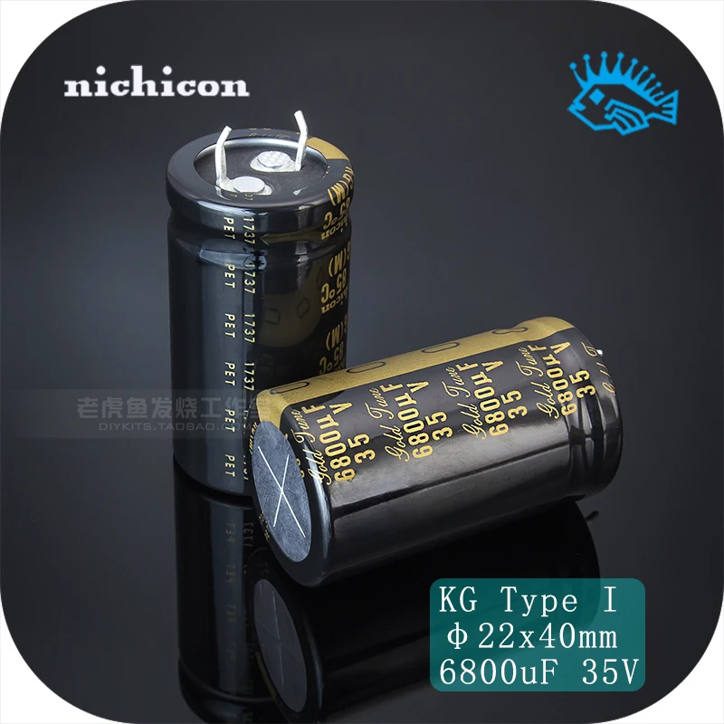 2 шт Nichicon audio электролитический конденсатор передовые кг золота Мелодия 6800