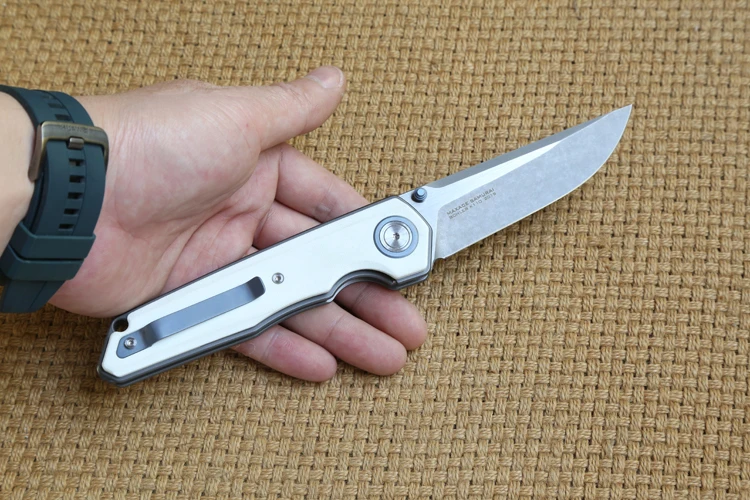 Тактический складной нож MAXACE samurai клинок K110 с шарикоподшипником рукоятка G10 для