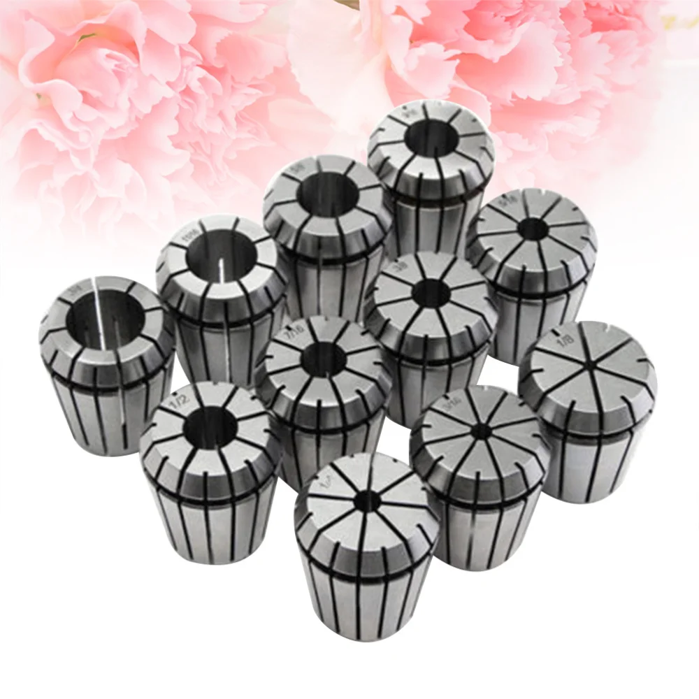 

11 PCS/Set ER32 Spring Collets with Handle Milling Lathe Chuck Tools Lathe Tool Holders Chuck Morse Taper Holders
