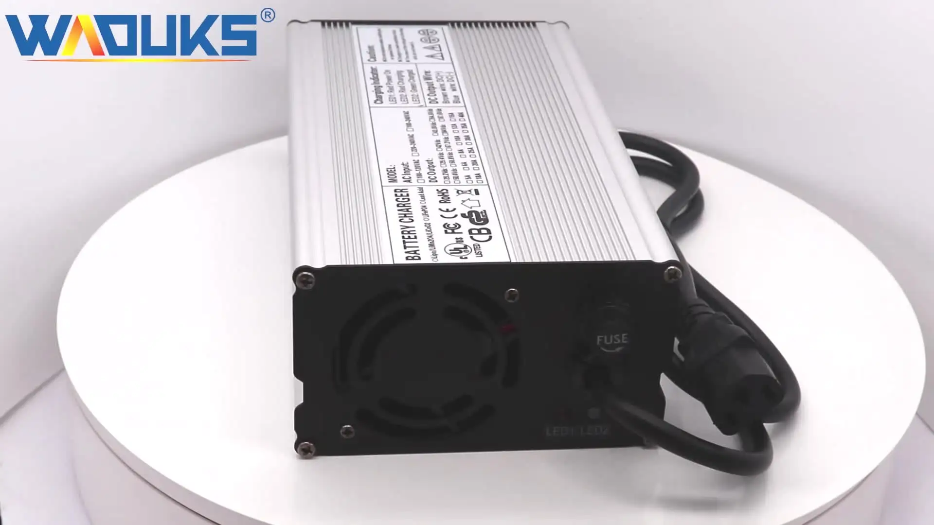 

29.2V 20A Charger For 8S 24V Lifepo4 Battery Lifepo4 Battery Pack Smart Charge Auto-Stop