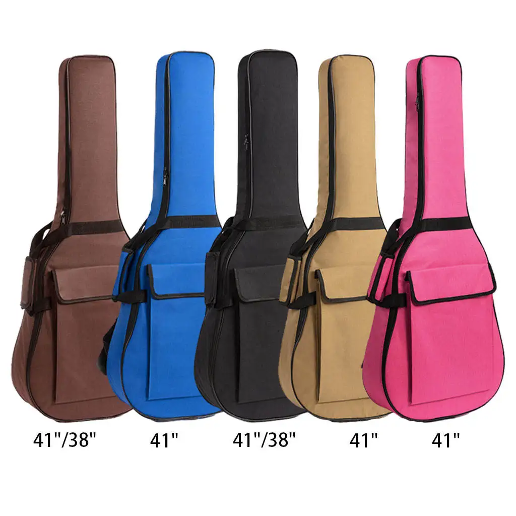 

Сумка для классической электроакустической гитары Ripstop, водонепроницаемая мягкая сумка для хранения, регулируемый двойной наплечный ремен...