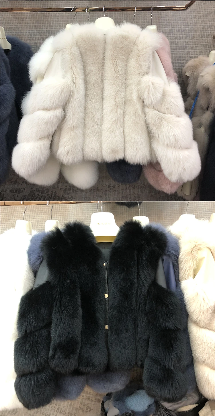 ZDFURS* Новое Поступление Женское зимнее плотное меховое пальто натуральный Лисий мех жилет высокое качество Лисий жилет меховой жилет