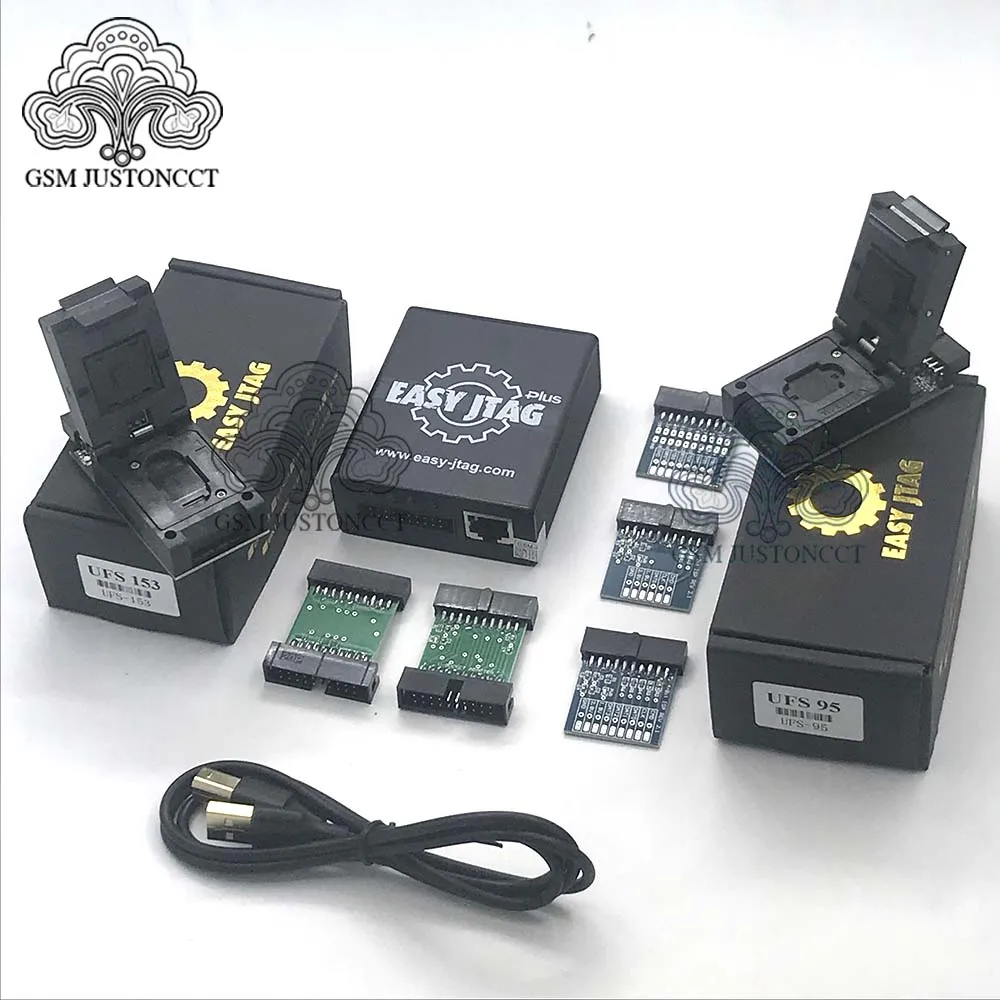 2020 NEW ORIGINAL Z3X Easy j-tag plus box + jtag UFS BGA-95 Jtag BGA 153 Sockets Adapter Forsamsung LG JTAG | Мобильные телефоны и
