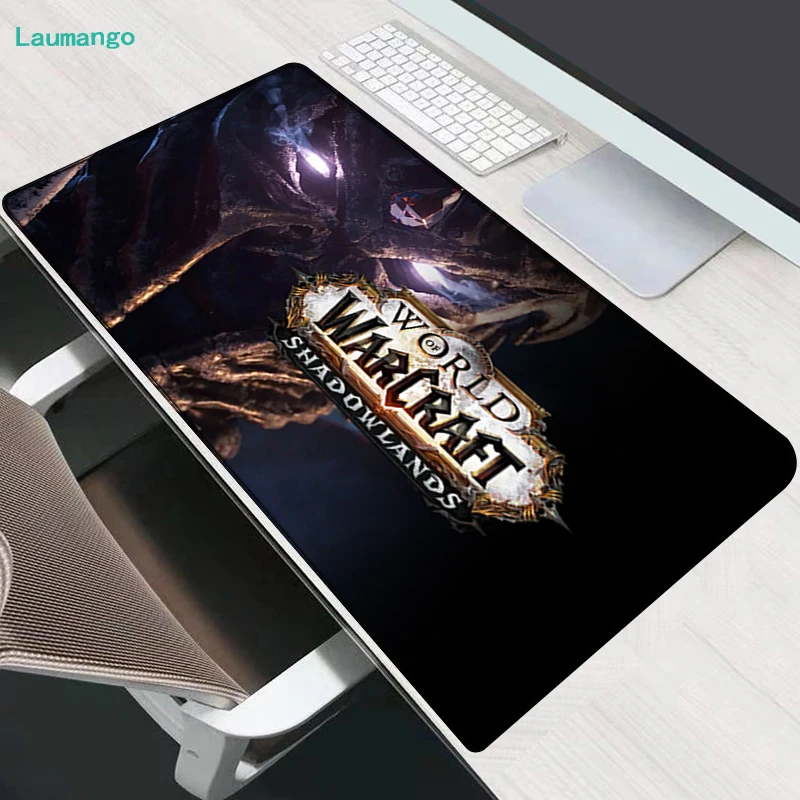 

World of Warcraft Large Pc Accessories Computer Desk Pad Mouse Mousepad Gamer Carpet Gaming Mouse Mat Mausepad Keyboard Anime Xl