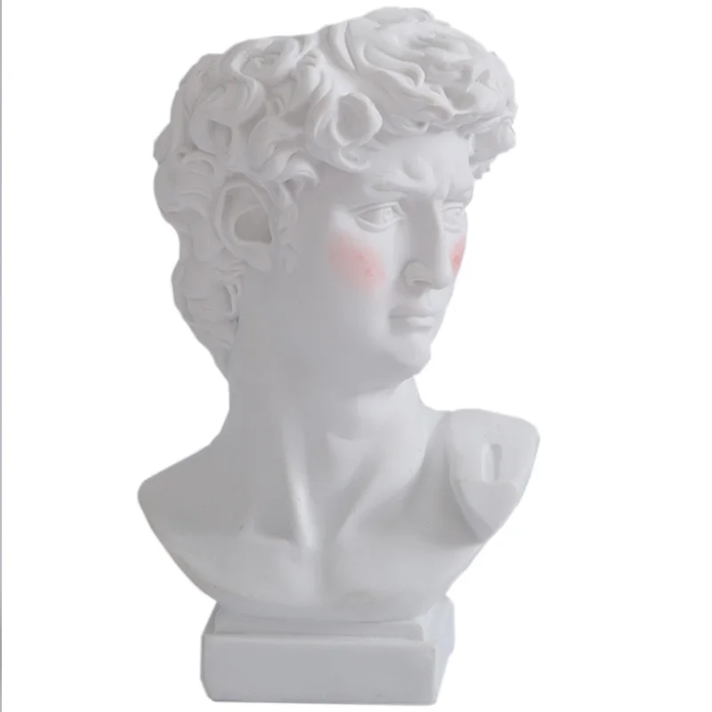 2020 Новый David скульптура ручка держатель Настольный Органайзер макияж кисти