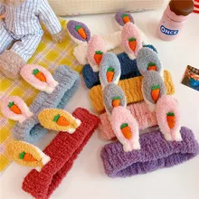 Tridimensional orelhas de coelho bandana bonito coreano acessórios para cabelo feminino outono e inverno headwear (2)