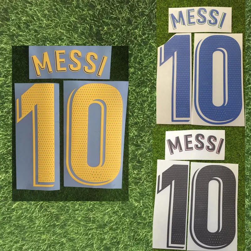2021 #10 Messi Nameset суаресом Coutinho трико с большими дырками печати футбольная