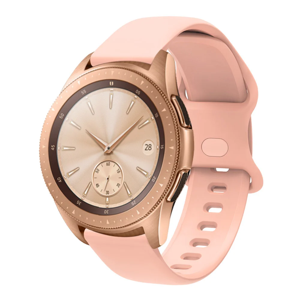 

Ремешок силиконовый для Huawei Watch GT 2 Pro, браслет для Samsung Galaxy Watch 3 42 мм 46 мм Active 2 Gear S3 Amazfit Bip, 20 мм 22 мм