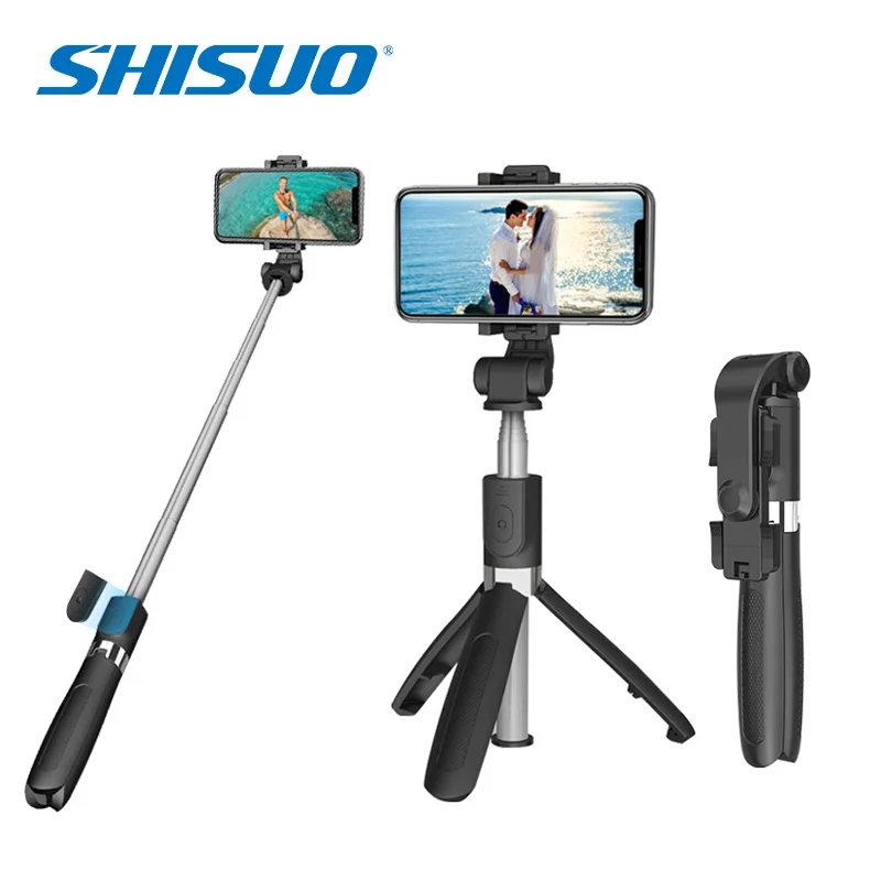 Мини селфи-палка SHISUO L01S штатив для смартфона с поддержкой Bluetooth стабилизатор