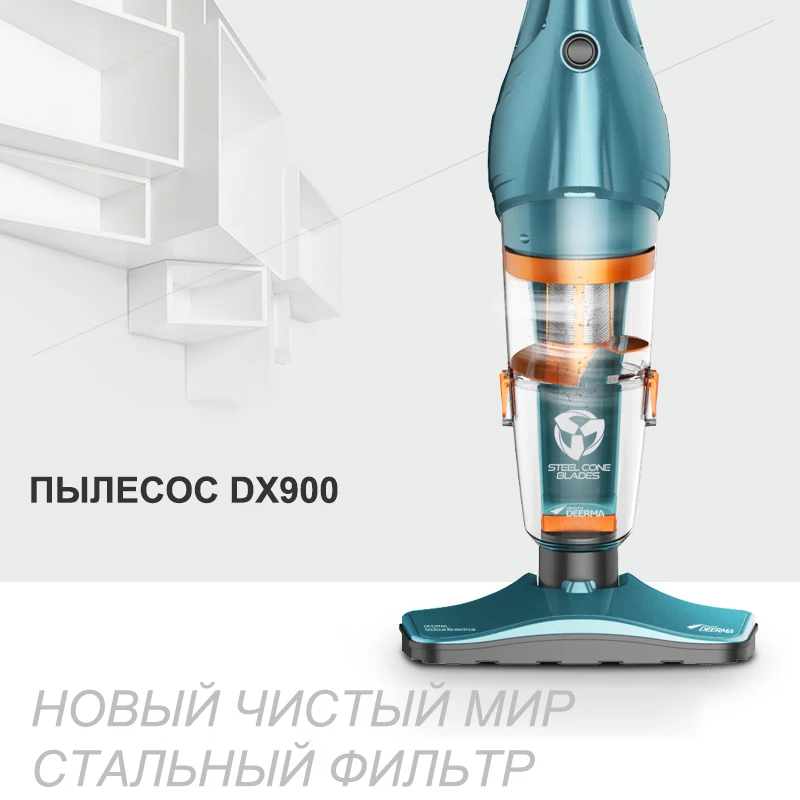 

Deerma DX900 Handheld Vertical Vacuum Cleaner 14000Pa Dust Cup Steel Filter Cleaner Machine Aspirator For Home