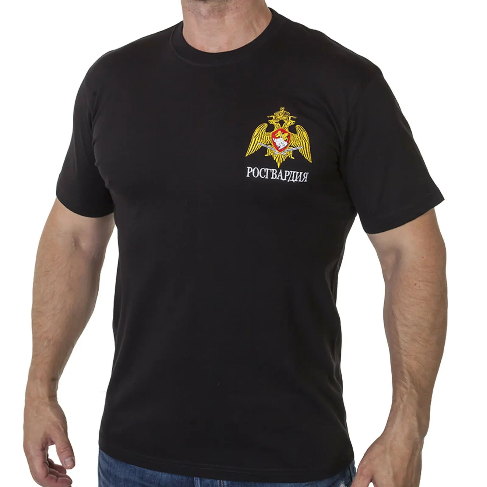 

"Emblem of The Special Forces of The Russian Guard" SPETSNAZ T-Shirt. Summer Cotton O-Neck Short Sleeve Mens T Shirt New S-3XL