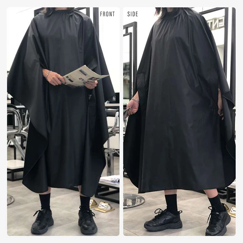 

Professional Salon Hair Barber Wai Cloth Hair Cut Hairdressing Cape Barbers Gown Cloth Waterproof Non-stick 140x90cm for Adult
