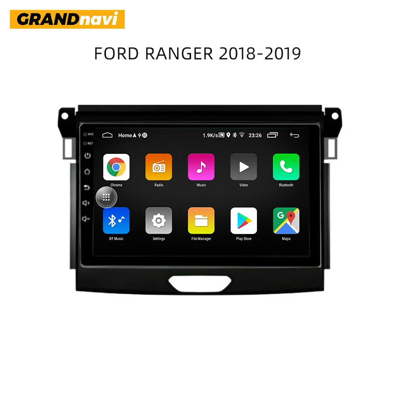 

Автомобильный мультимедийный плеер AKAMATE, автомагнитола 2 Din для Ford ranger 2018-2019 CarPlay, автомобильное радио, Bluetooth-навигация