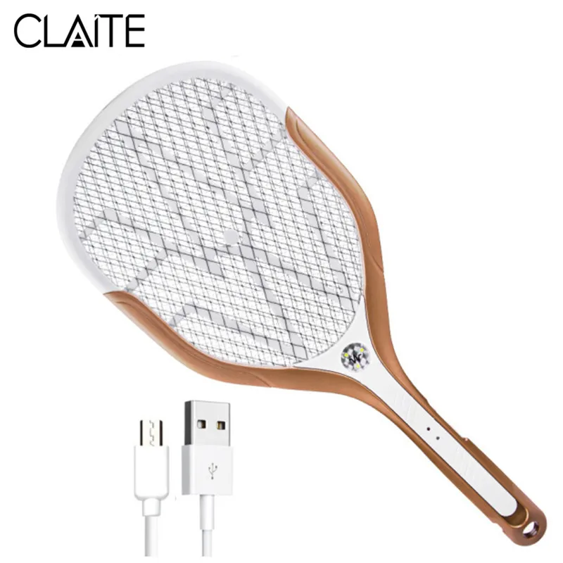 CLAITE USB Электрический комаров муха вредителей убийца Лампа 3LED ракетки Москитная мухобойка реппллентный светильник домашняя практичная Электроника Zapper
