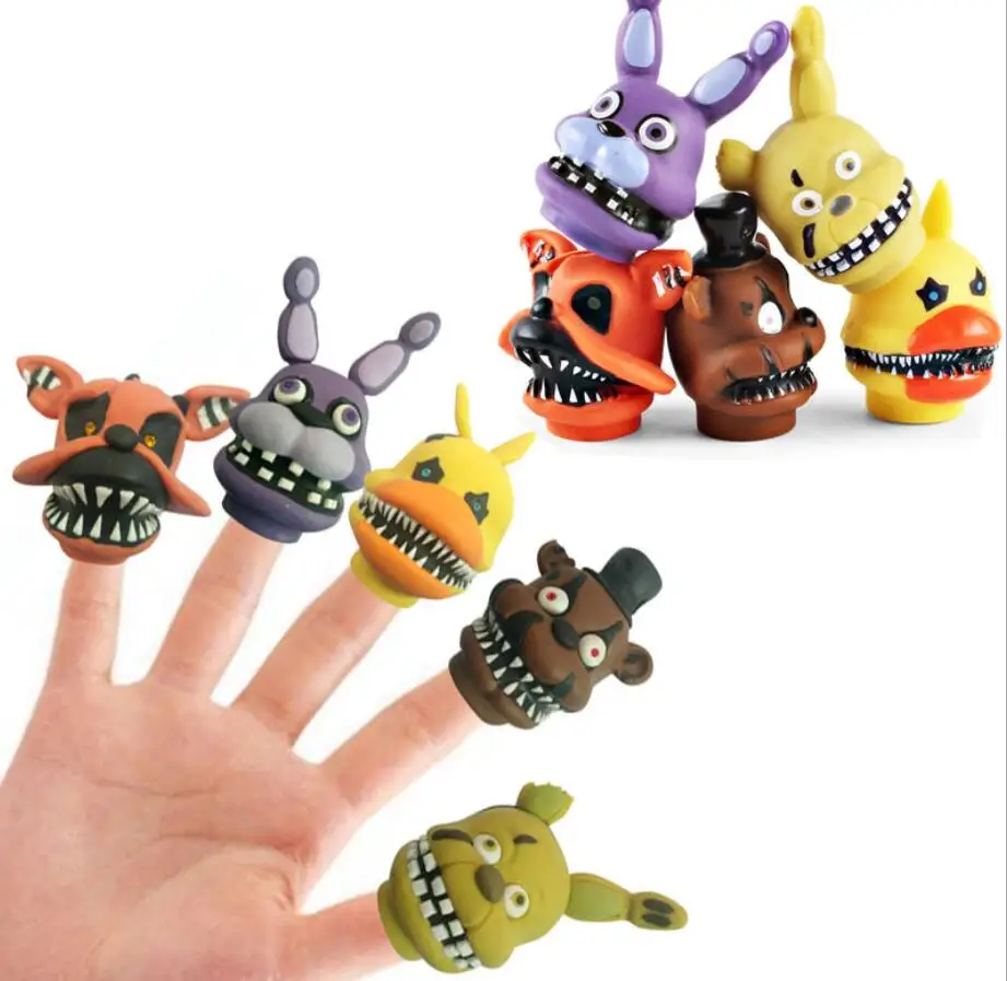 Five Nights At Freddy's экшн фигурка палец руки игрушки кошмар FNAF Бонни и Чика Фокси