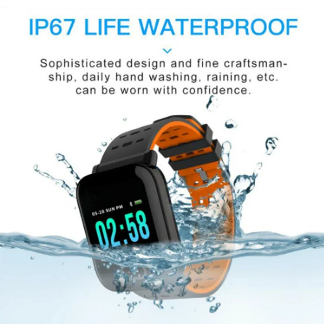 A6 смарт-браслет reloj inteligente pulsotro часы фитнес-трекер умный Браслет IP67