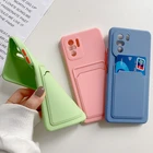 Чехол для телефона Xiaomi Mi 10T 11 Lite Poco X3 M3 F3, чехол для Redmi Note10 9S 8 Pro 9A, чехол, мягкий силиконовый кошелек, держатель для карт