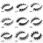 Натуральные норковые ресницы Visofree, макияжные ресницы, короткие 3D норковые ресницы, ресницы ручной работы, полная полоса, накладные ресницы, искусственные ресницы