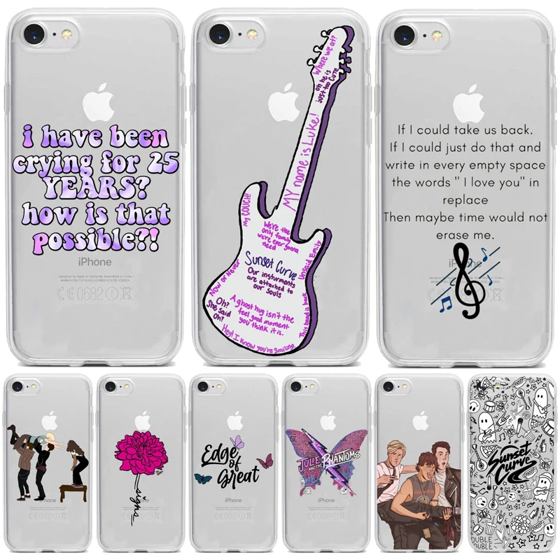 Чехол Julie and the Phantoms Sunset Curve для iPhone 12 mini прозрачный чехол телефона 11 pro 6S 8 7 Plus XR XS Max |